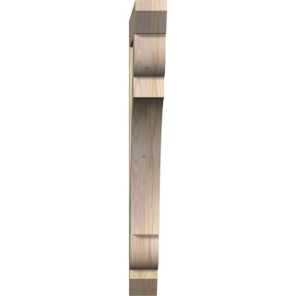 Olympic Slat Rough Sawn Bracket, Douglas Fir, 4W X 34D X 40H